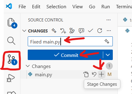 VS Code Source Control Icon